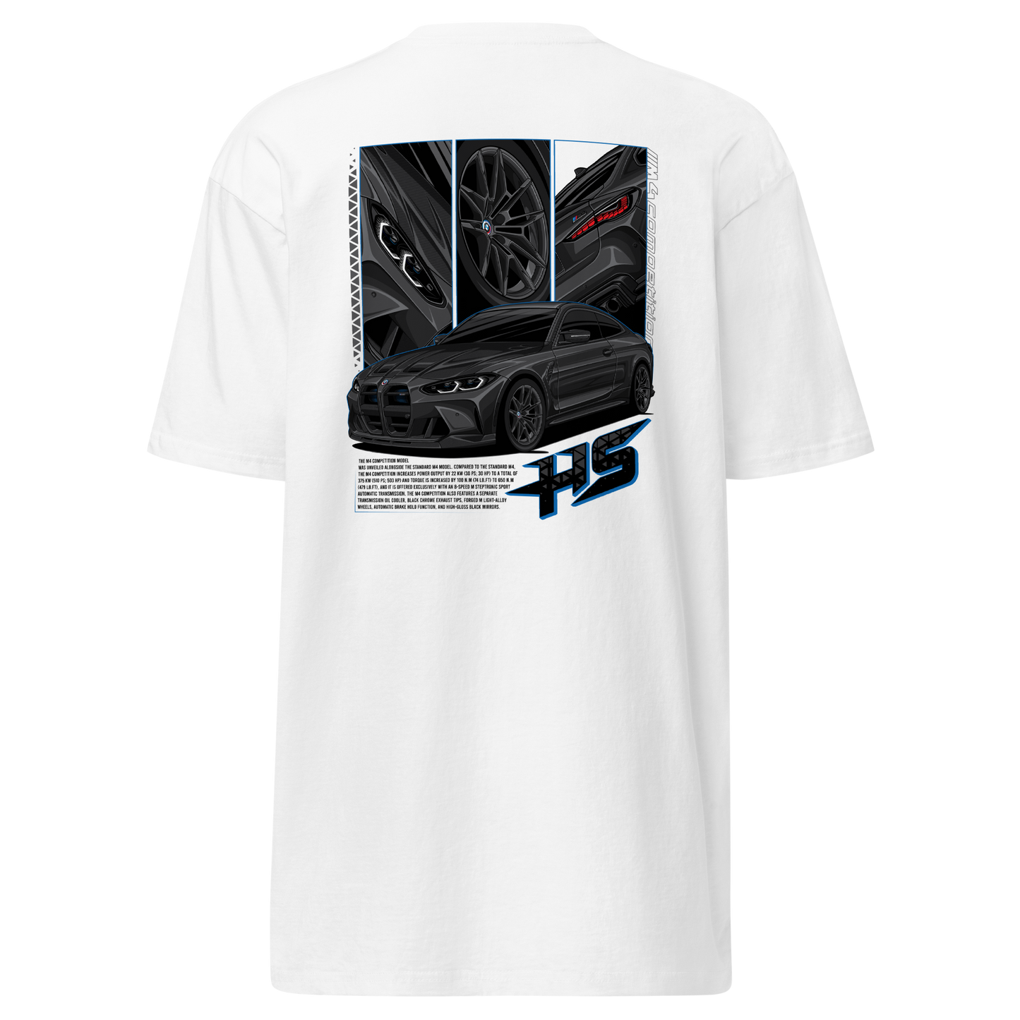 High Speed G82 Tee | Blue Accent